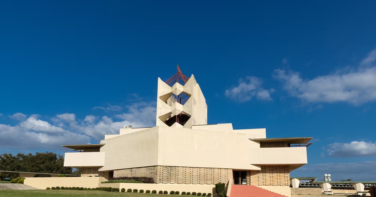 Annie Pfeiffer Chapel at Florida Southern College in Lakeland, designed by Frank Lloyd Wright